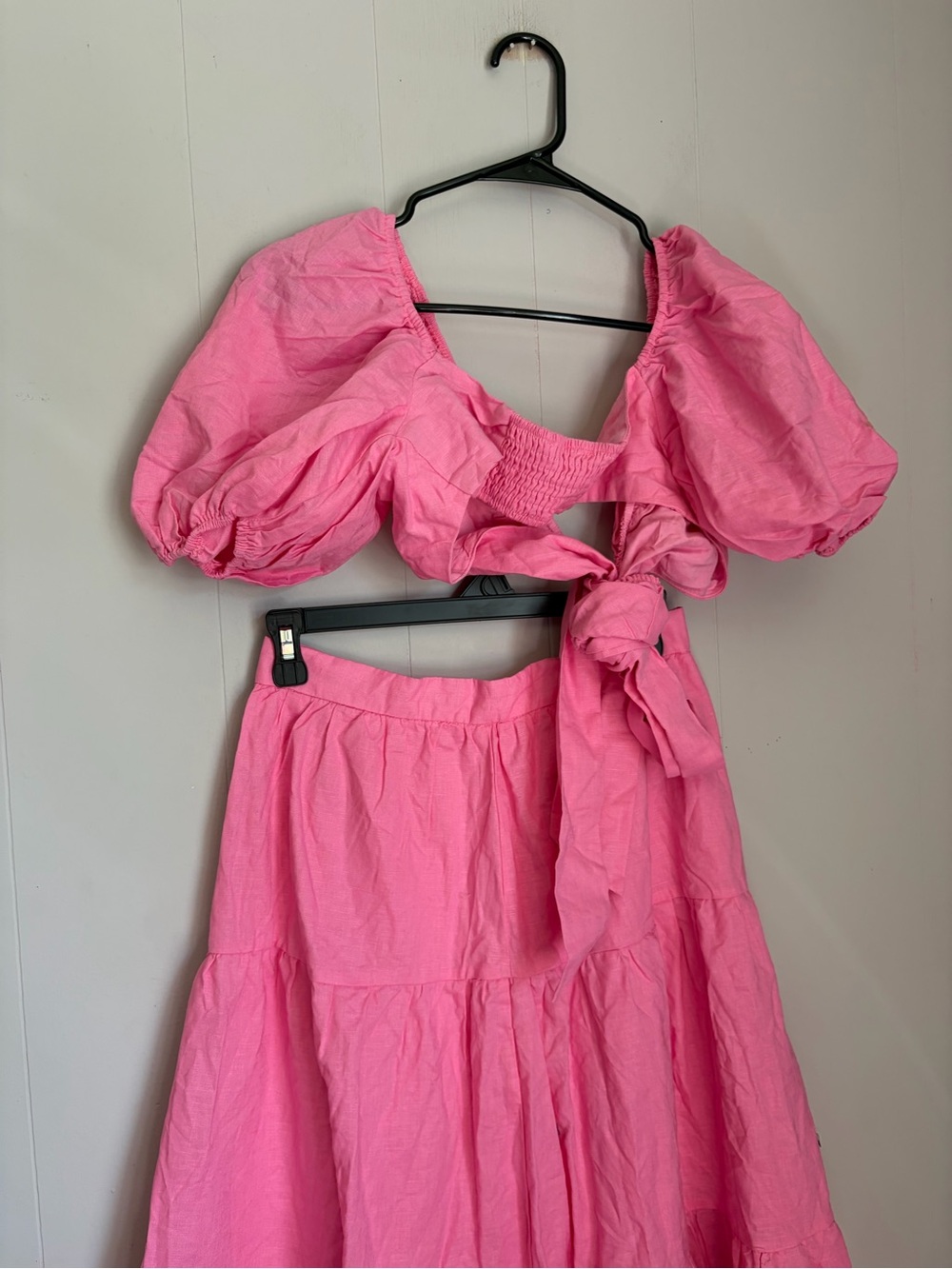 Petal and pup Pink Tiered Maxi Skirt & top - Women's Summer outfit - Picture 5 of 8